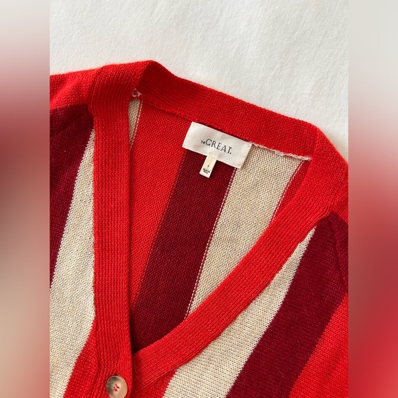 The GREAT baby alpaca varsity cardigan - Picture 2 of 9